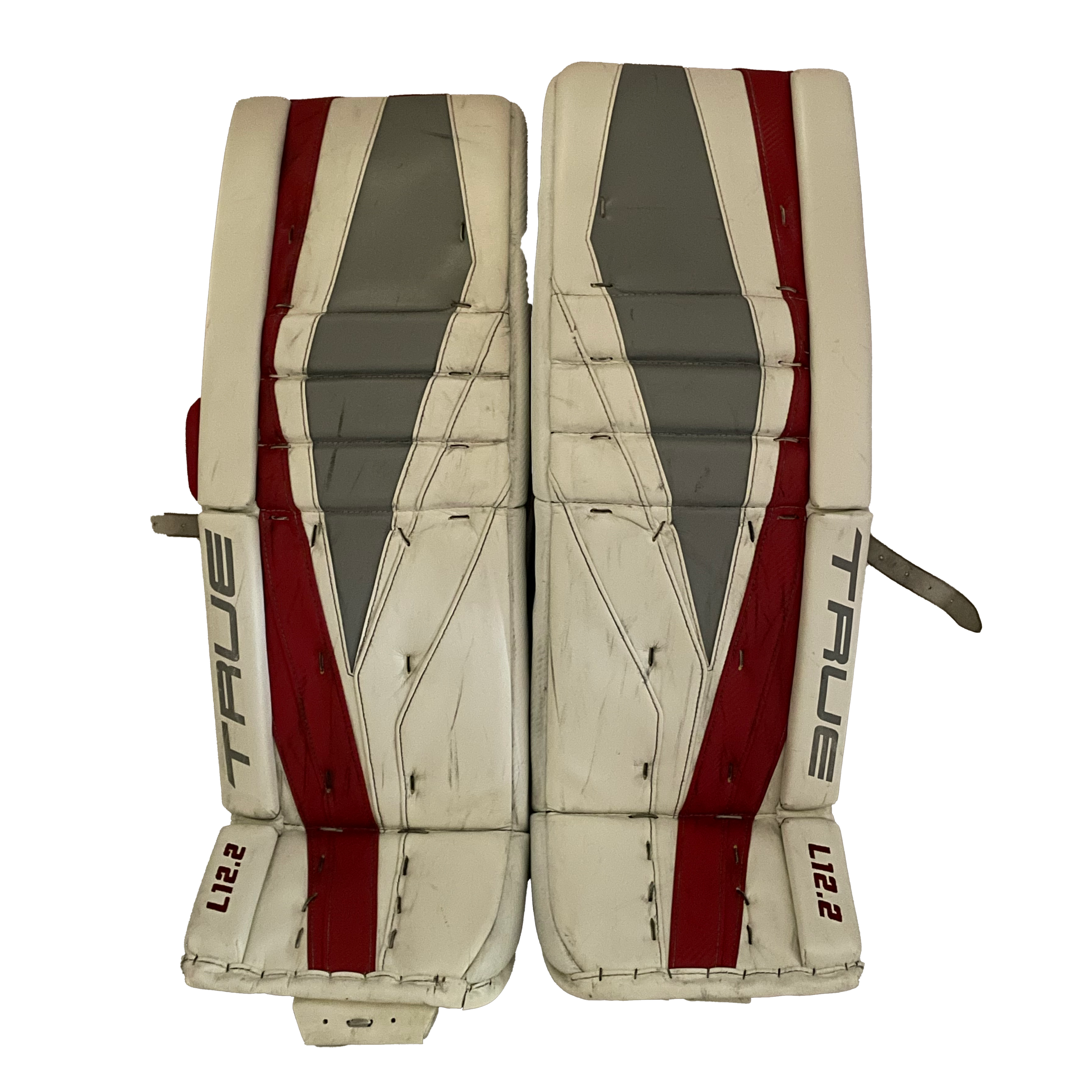 True L12.2 - Ensemble de gardien de but complet Pro Stock d'occasion (blanc/rouge)